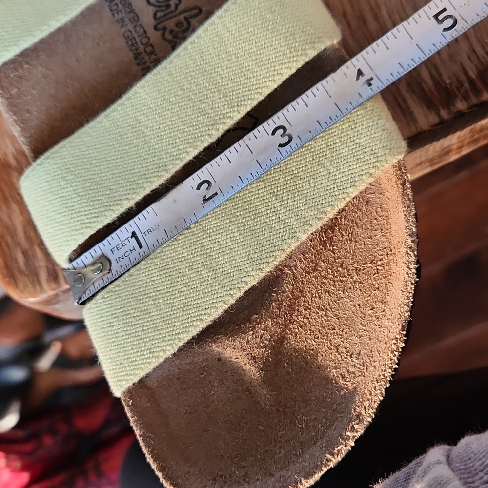 Birkenstock Birki’s Yellow Stretch Strap Sz 9 Sandal - Picture 13 of 13